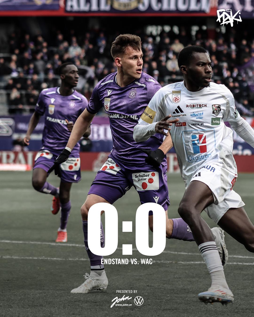 24. Runde: Austria Wien – WAC 0:0, Saison 24/25