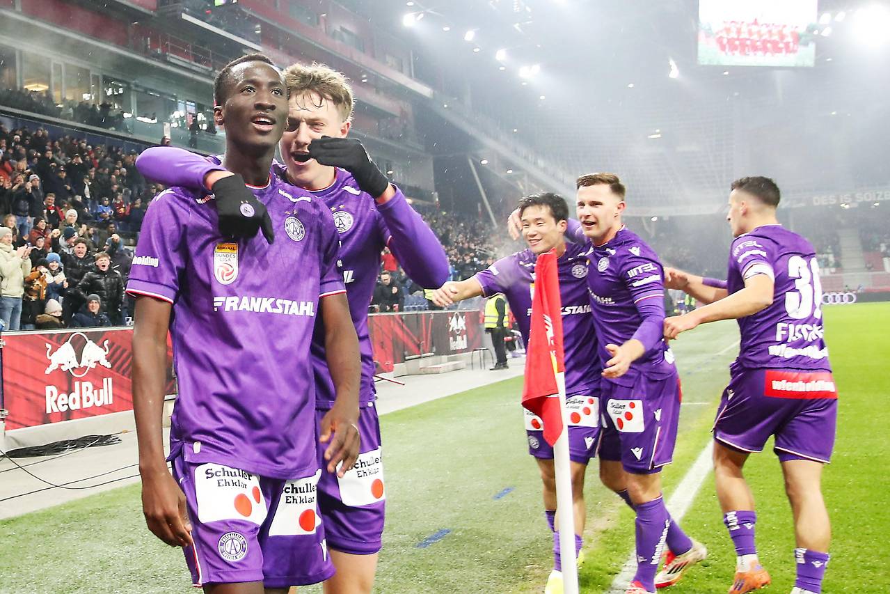 18. Runde: Red Bull Salzburg – Austria Wien 0:2 (0:2), Saison 25/26